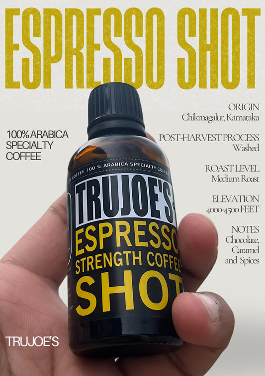 Travel size | Specialty Coffee Concentrate | Slow Brewed to Espresso Strength | 105 mg Natural Caffeine | Pack of 6 x 50ml