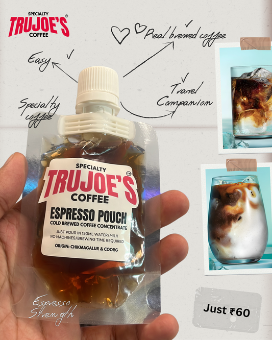 Travel size | Specialty Coffee Concentrate | Slow Brewed to Espresso Strength | 105 mg Natural Caffeine | Pack of 6 x 50ml